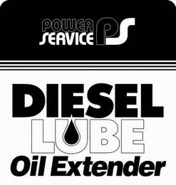 POWER SERVICE PS DIESEL LUBE OIL EXTENDER trademark