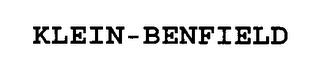 KLEIN-BENFIELD trademark