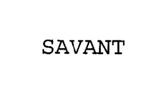 SAVANT trademark