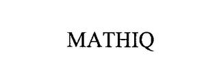 MATHIQ trademark