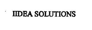 IIDEA SOLUTIONS trademark