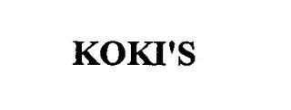 KOKI'S trademark