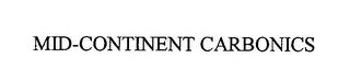 MID-CONTINENT CARBONICS trademark