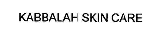 KABBALAH SKIN CARE trademark