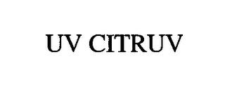 UV CITRUV trademark