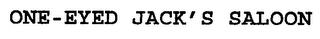 ONE-EYED JACK'S SALOON trademark