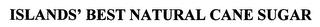 ISLANDS' BEST NATURAL CANE SUGAR trademark