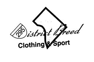 DISTRICT BREED CLOTHING & SPORT trademark