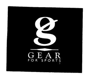 G GEAR FOR SPORTS trademark