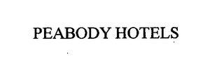 PEABODY HOTELS trademark