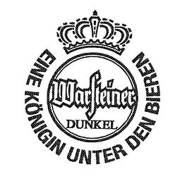 WARSTEINER DUNKEL EINE KÖNIGIN UNTER DEN BIEREN trademark