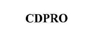 CDPRO trademark