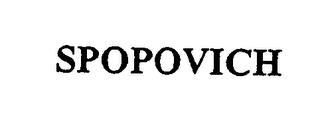 SPOPOVICH trademark