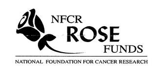 NFCR ROSE FUNDS NATIONAL FOUNDATION FOR CANCER RESEARCH trademark