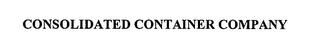 CONSOLIDATED CONTAINER COMPANY trademark