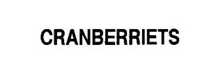 CRANBERRIETS trademark