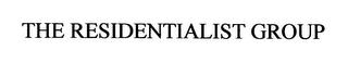 THE RESIDENTIALIST GROUP trademark