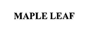 MAPLE LEAF trademark