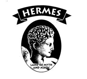 HERMES LAND OF MYTH AND MAGIC trademark