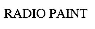 RADIO PAINT trademark