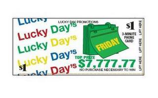 LUCKY DAY'S trademark