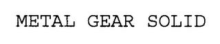 METAL GEAR SOLID trademark