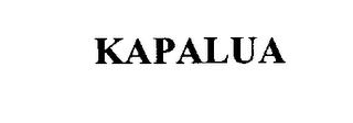 KAPALUA trademark