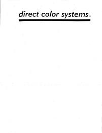 DIRECT COLOR SYSTEMS trademark