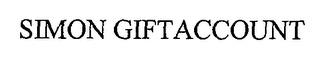 SIMON GIFTACCOUNT trademark