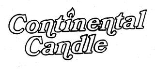 CONTINENTAL CANDLE trademark