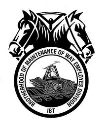 IBT BROTHERHOOD OF MAINTENANCE OF WAY EMPLOYES DIVISION trademark