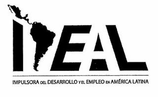 IDEAL IMPULSORA DEL DESARROLLO YEL EMPLEO EN AMÉRICA LATINA trademark