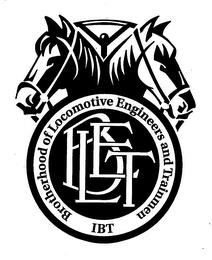 BLET BROTHERHOOD OF LOCOMOTIVE ENGINEERS AND TRAINMEN IBT trademark