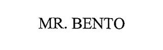 MR. BENTO trademark