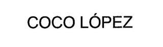 COCO LÓPEZ trademark