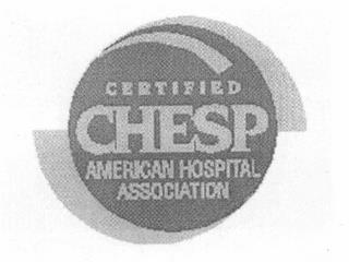 CERTIFIED CHESP AMERICAN HOSPITAL ASSOCIATION trademark