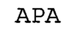 APA trademark