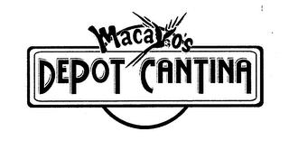 MACAYO'S DEPOT CANTINA trademark