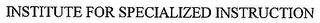 INSTITUTE FOR SPECIALIZED INSTRUCTION trademark