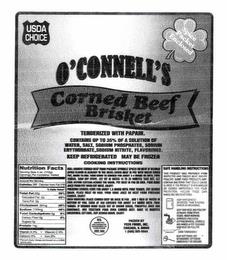 O'CONNELL'S CORNED BEEF BRISKET trademark