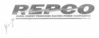 REPCO RURAL ENERGY PRODUCERS ELECTRIC POWER COOPERATIVE SINCE 1993 trademark