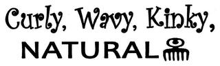 CURLY, WAVY, KINKY, NATURAL trademark