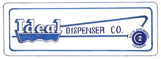 IDEAL DISPENSER CO. COIN OPERATED VENDERS trademark