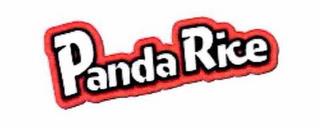 PANDA RICE trademark