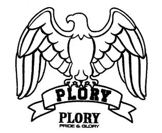 PLORY PLORY PRIDE & GLORY trademark