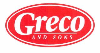 GRECO AND SONS trademark