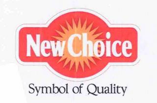 NEW CHOICE SYMBOL OF QUALITY trademark