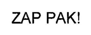 ZAP PAK! trademark