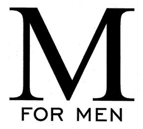 M FOR MEN trademark