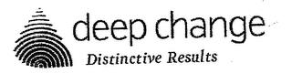 DEEP CHANGE DISTINCTIVE RESULTS trademark